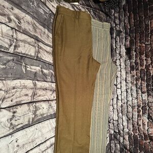 Men's Vintage Orvis and Hickey Freeman Striped and Solid Pants